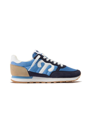 Wushu Ruyi Blue Beige White Trainers Club 33 - MMJs Fashion