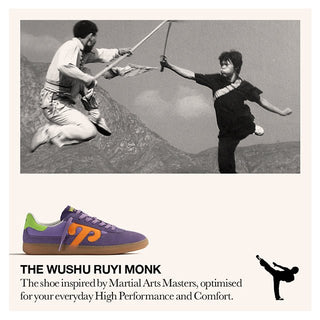 Wushu Ruyi Purple Orange Green Trainers Monk 04 - MMJs Fashion