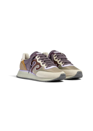 Wushu Ruyi Trainers Beige Purple Master 508 - MMJs Fashion