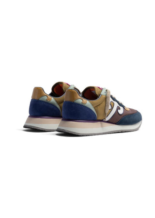 Wushu Ruyi Trainers Blue Mustard Brown Master 507 - MMJs Fashion