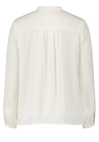 Betty Barclay Blouse Scalloped Edge Ivory - MMJs Fashion