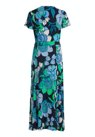 Betty Barclay Floral Maxi Dress Blue Green - MMJs Fashion