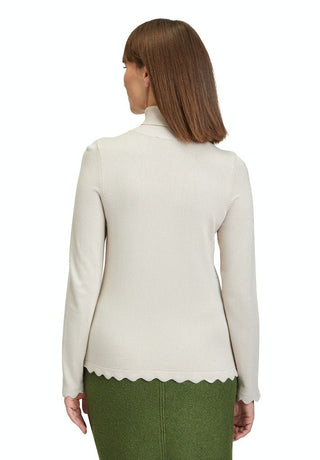 Betty Barclay Polo Neck Jumper in Beige - MMJs Fashion