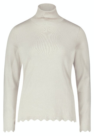 Betty Barclay Polo Neck Jumper in Beige - MMJs Fashion