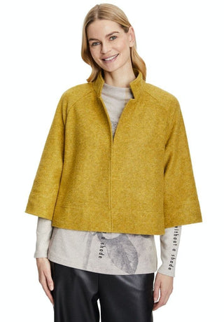 Betty Barclay Short Cropped Jacket Yellow - MMJs Fashion