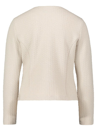 Betty Barclay Sweatshirt Jacket Light Beige - MMJs Fashion