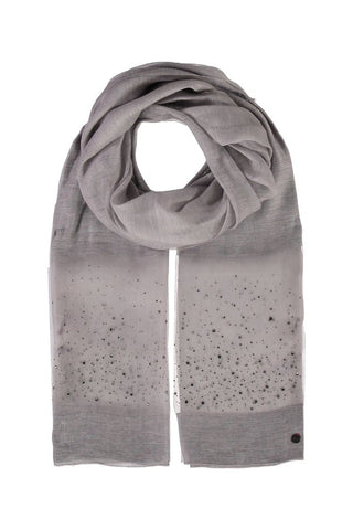 Fraas Scarf Grey with Rhinestones - MMJs Fashion