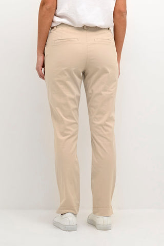 Kaffe Beige Chino Trousers KAmette - MMJs Fashion