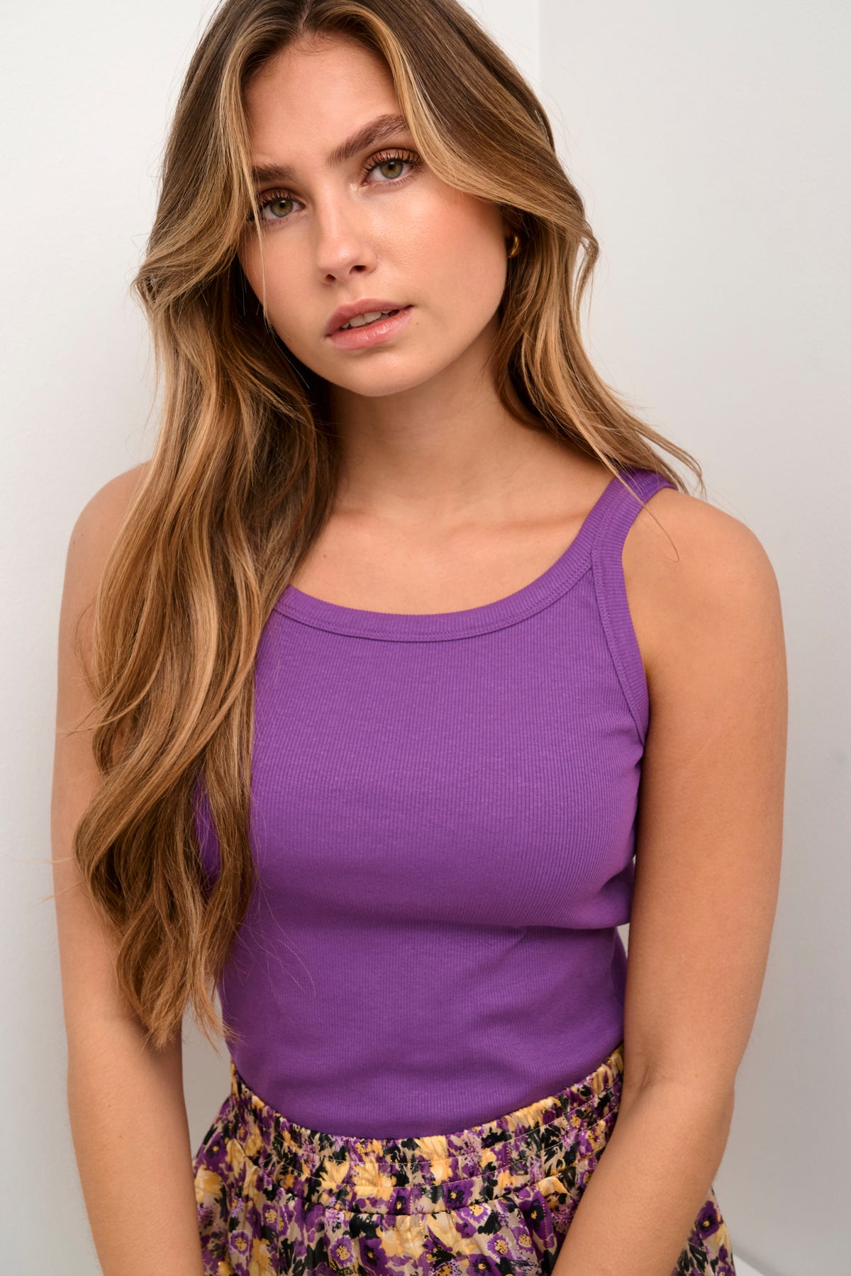 Purple vest top online