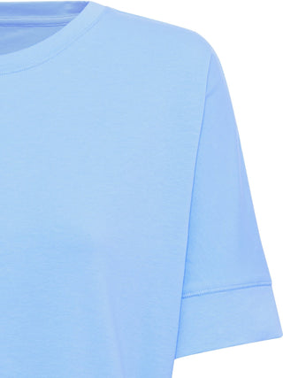 Olsen Light Blue Short Sleeved Top Cosima - MMJs Fashion