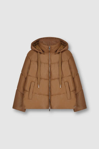 Rino & Pelle Coat Camel Vegan Leather Jaro - MMJs Fashion